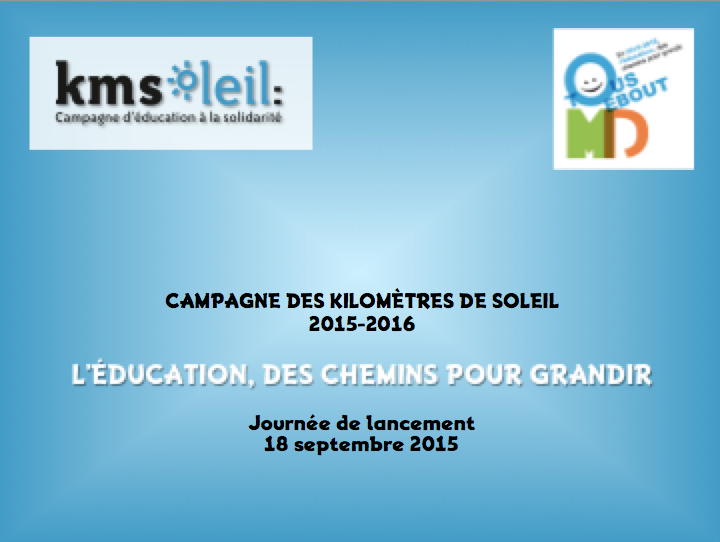 Ressources complémentaires 2015-2016: Diaporama KMS 1516